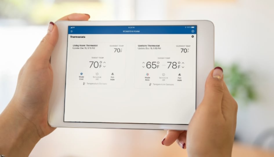 Thermostat control in Evansville